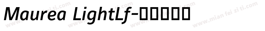 Maurea LightLf字体转换